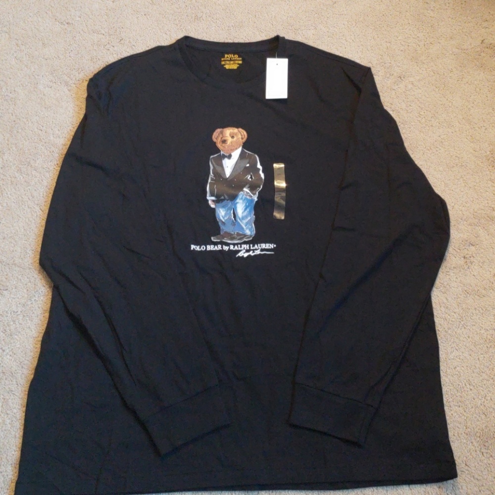 Polo Ralph Lauren Polo Bear Long Sleeve T-shirt - Picture 3 of 3
